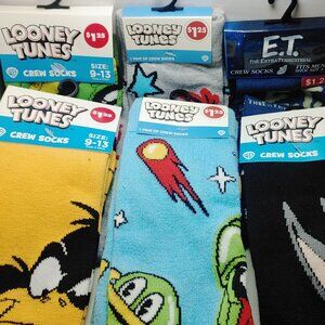 Random set of socks from loony tunes 6 pair lot